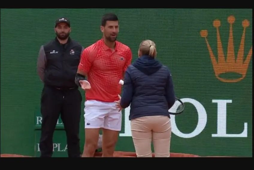 Watch: Novak Djokovic Crushes Racket With Leg, Argues With Umpire ...