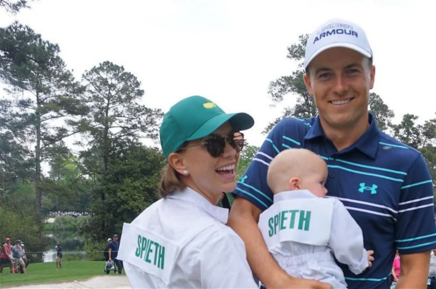 Jordan Spieth and His Wife Annie Enjoy Adorable Moment With Baby Spieth