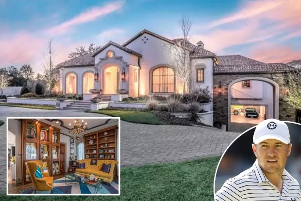 Take a tour inside Jordan Spieth’s stunning $7.1m home including ...