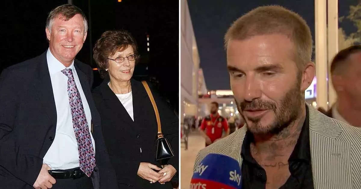 David Beckham among mourners leading stars at funeral for Alex Ferguson