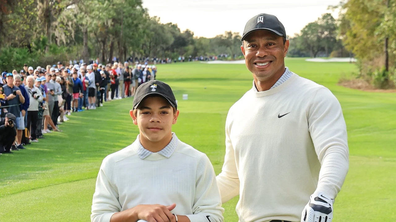 Tiger Woods and his lookalike teenage son leave GMA host stunned ...