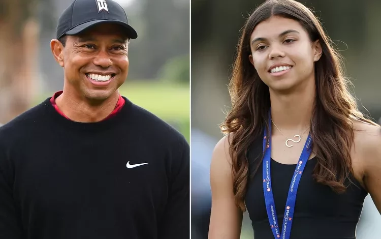 Tiger Woods’ Daughter Sam, 16, Serves as His Caddie for First Time
